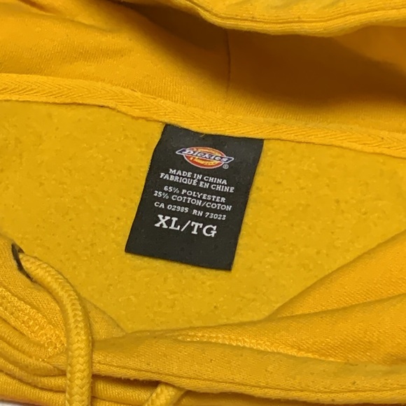 Yellow Dickies Hoodie - Picture 3 of 3
